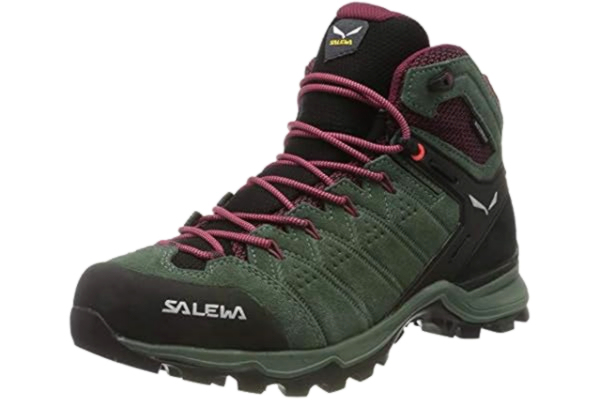 Salewa  WS Alp Mate Mid WP buty trekkingowe i do wędrówek, Duck Green/Rhododendon, 35 EU