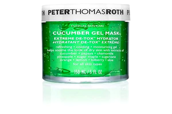 Peter Thomas Roth  - Cucumber Mask 50ml, kylande gelmask för torr och irriterad hud, återfuktande ansiktsmask med gurka, papaya, kamomill, aloe vera, vegansk hudvård