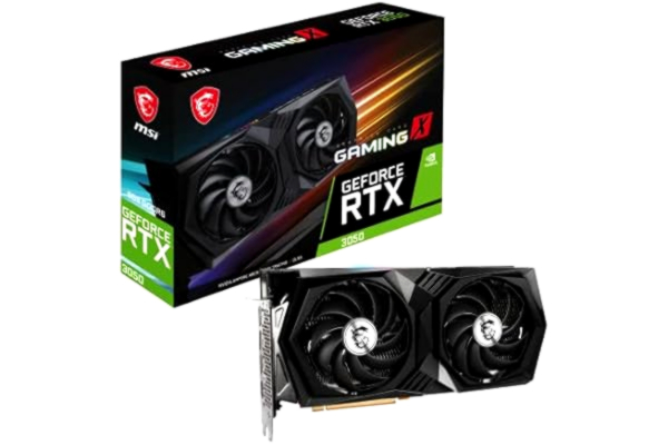 MSI  V397-421R, GeForce RTX 3050 Gaming X 8G karta graficzna do gier – NVIDIA RTX 3050, 8 GB pamięci, Czarny