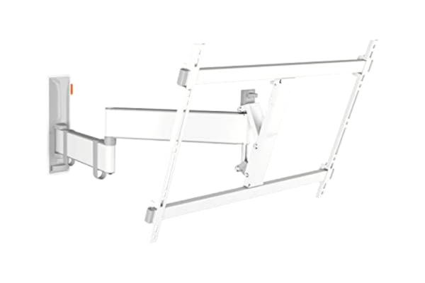 Vogels Vogel's TVM 3645 Svängbart TV-väggfäste för 40–77 tums TV, max. 35 kg, svängbar upp till 180°, full rörelse TV-hållare max. VESA 600 x 400, universell kompatibilitet, vit