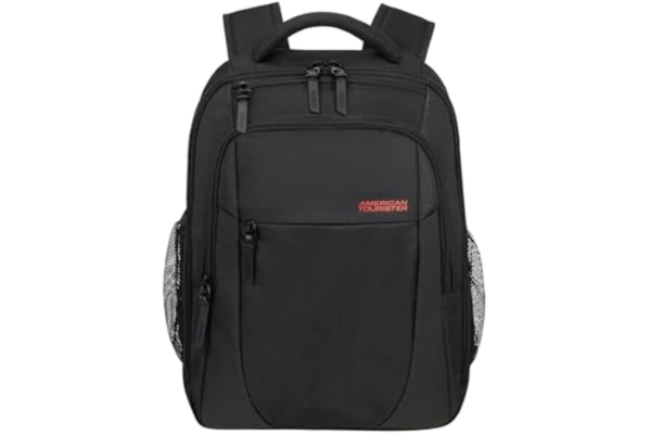 American Tourister  Urban Groove UG12 - Laptopväska 15,6" (46 cm) - Affärs- & skolryggsäck med flaskhållare, ergonomisk, Smart Sleeve - 20,5L - Svart (Black)