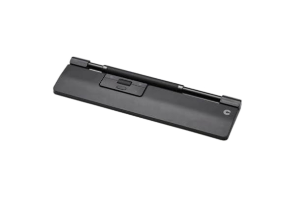 Contour Design Contour RollerMouse PRO Vegan Leather Slim Wireless - Keskeinen osoitinlaite - Mekaaninen - 6 painiketta - Harmaa