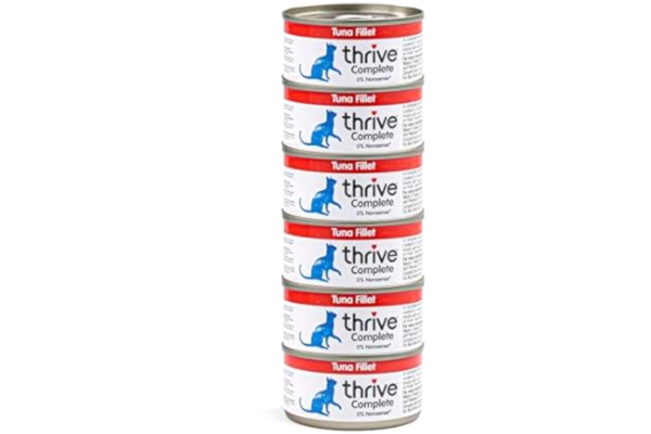 Thrive Trive katt komplett mat – tonfisk filé 75 g. (paket med 6)