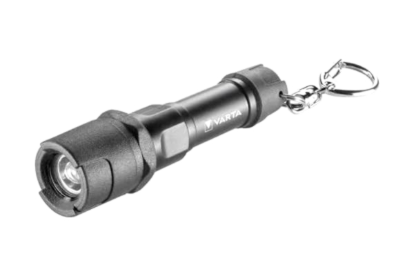 Varta  16701 Ficklampa På Nyckelring, Svart, 1 st