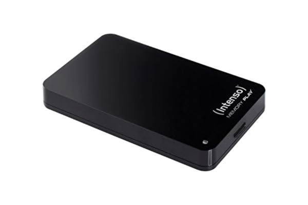 Intenso  6021460 Minnesfodral Extern Hårddisk, 1TB, Svart