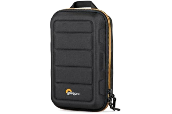Lowepro  Hardside CS 60 fodral för liten drönare, spegelfria kameror eller 2 actionkameror, 1-2 linser, tillbehör, 14,00 x 8,51 x 22,71 cm, svart