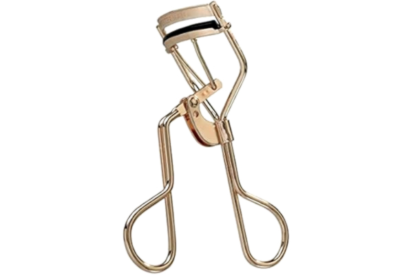 Tweezerman TWEEZERMAN Ögonfransböjare Curl 38° (För mandelformade ögon, Inklusive 3 utbyteskuddar, rostfritt stål), Champagne