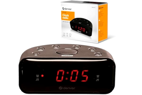 Denver  CR-430 klocka analog och digital svart