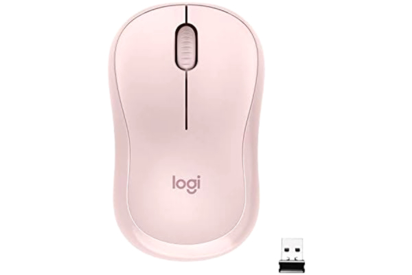 Logitech  M220 Silent Souris Sans Fil, 2.4 GHz avec Récepteur USB, Résolution Capteur 1000 PPP, Pile 18 Mois, Ambidextre, Compatible avec PC, Mac, Ordinateur Portable - Rose