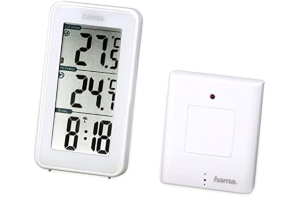 Hama  EWS-152 - Termometer - digital - hvid