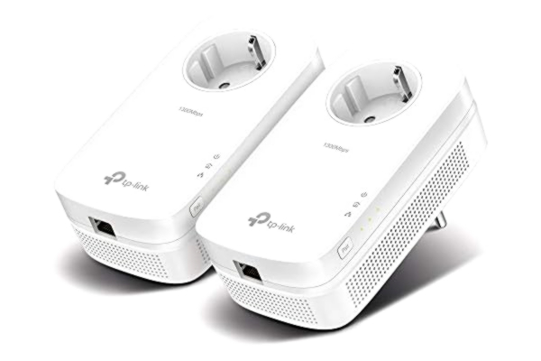 TP-Link  AV1300 TL-PA8010P KIT Gigabit Powerline-adapter med uttag, vit, 1300 MB/s