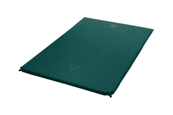 Grand Canyon  Hancock 5.0 dubbel – självuppblåsande liggunderlag, campingmatta – 198 x 130 x 5 cm – botanisk trädgård (mörkgrön)