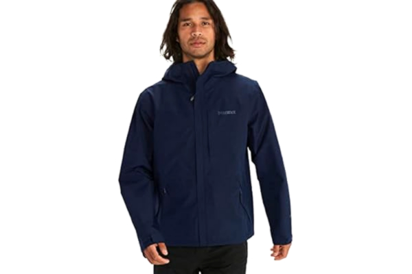Marmot  Meżczyzni Minimalist Jacket, Wodoodporna kurtka GORE-TEX, wodoodporny płaszcz przeciwdeszczowy do jazdy na rowerze, oddychająca wiatrówka hardshell jako kurtka przejściowa, Arctic Navy, S