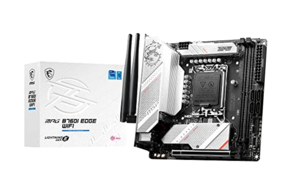 MSI  MPG B760I EDGE WIFI Hovedkort - Intel B760 - Intel LGA1700 socket - DDR5 RAM - Mini-ITX
