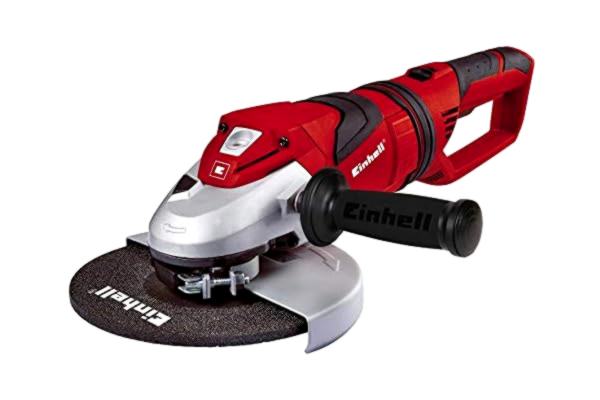 Einhell  230mm Angle Grinder TE-AG 230 | 2350W, Soft Start, Spindle Lock, Additional Handle, Rotatable Anti-Vibration Grip | 9 Inch Angle Grinder With Disc For Cutting, Sanding and Grinding