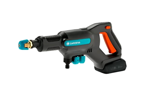 Gardena  batteridriven mellantr. AquaClean 24/18 V P4A Ready-to-Use-sats: Batteridriven mellantry.för utomhusbruk, tre rengöringsnivåer, max. tryck 24 bar, inkl. batteri och laddare (14800-20)