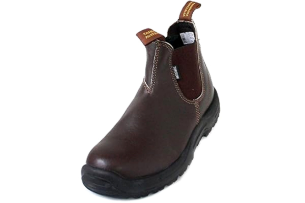 Blundstone  Work & Safety - Bottine Chelsea mixte adulte - Marron (Stout Brown) - 42.5 EU (Taille fabricant: 8.5 UK)