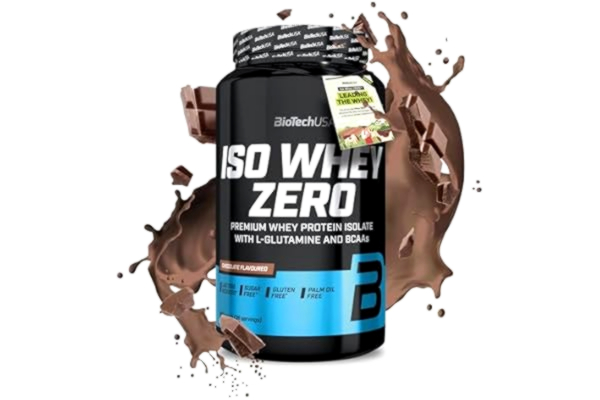 BioTech USA BioTechUSA Iso Whey Zero | Premium Whey Protein Isolate | Grass-Fed | Enzyme-Free | Sugar- and Gluten-free, 908 g, Choklad