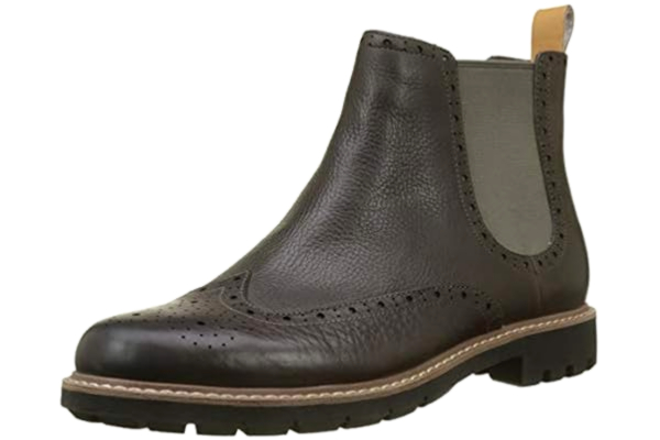 Clarks  Batcombe Top, Bottes Chelsea Homme, Gris (Taupe Leather), 43 EU
