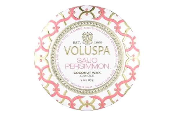 Voluspa  Decorative Tin Candle Saijo Persimmon 113g