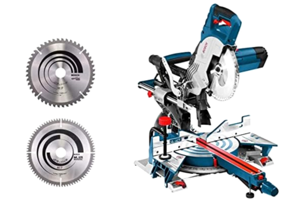 Bosch  Professional afkortzaagmachine GCM 8 SJL (zaagblad-Ø: 216 mm, incl. 1x zaagblad Standard, 1x zaagblad Optiline Wood, in kartonnen doos)