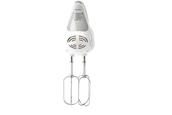Nedis NEDIS Handmixer | 200 W | 5 shindighetsnivåer | Turbofunktion | 2 knådningskrokar/2 klubbar | grå/vit 1,05 m grå/vit
