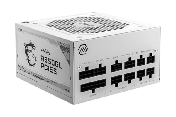 MSI Msi Mag A850gl 850w Power Supply One Size