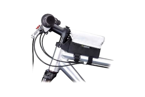 Topeak  TC2501B Tri Bag z osłoną przeciwdeszczową, zestaw siedzeń - czarny/srebrny, M