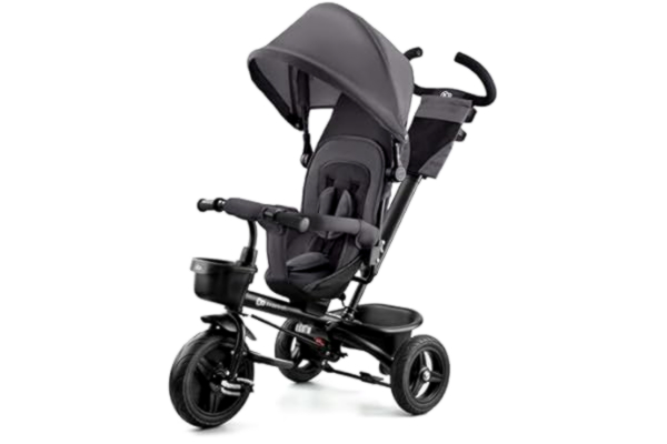 KinderKraft kk Kinderkraft AVEO KRAVEO00GRY0000 Trehjuling, Grå, Svart, 106.5 x 50.5 x 112 cm