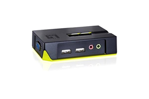 LevelOne Level One KVM-0221 2-port USB KVM-omkopplare med ljud
