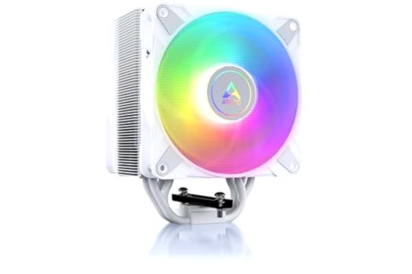 Arctic ARCTIC Freezer 36 A-RGB - Vit - Single-tower CPU-kylare med push-pull, två tryckoptimerade 120 mm P-fläktar och ARGB-belysning, fluiddynamiskt lager