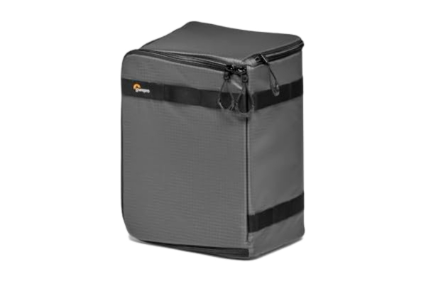 Lowepro  GearUp PRO Extra stor II kameralåda, hårt fodral för spegellös och reflexkamera, fodral med justerbara avdelare för kameraryggsäck, kameraväska, grå