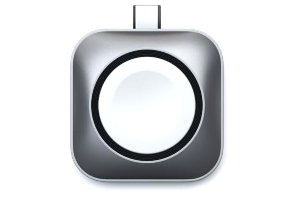 Satechi  Magnetisk Laddningsstation med USB-C [MFi-certifierad] Bärbar Klockladdare – Kompatibel med Apple Watch Series 7/6/SE/5/4/3/2/1 (Kabel Medföljer Inte)