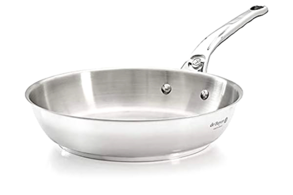 de Buyer DE BUYER Milady koekenpan, roestvrij staal, zilver, 24 cm