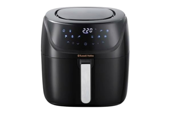 Russell Hobbs , AirFryer 4L kapacitet, Varmluftsfritös, Ingen olja behövs, Justerbar temperatur upp till 200 ° C, 60 min timer, automatisk avstängning, Satisfry 27160-56, Air Fryer 4 L