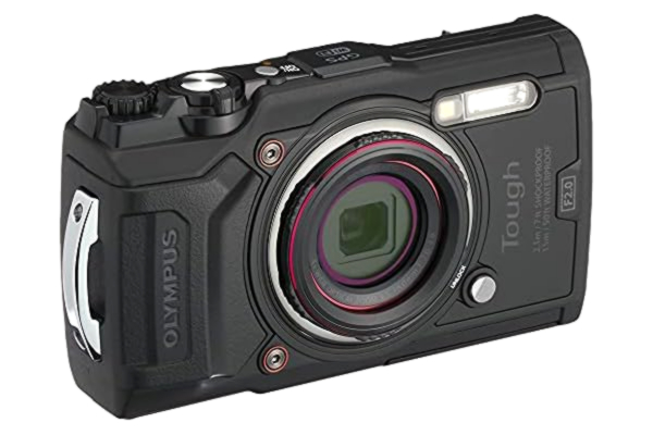 Olympus  Tough TG-6 Action Camera, 12 Megapixel, Digital Image Stabilisation, 4x Wide-Angle Zoom, 4K Video, 120 fps, Wi-Fi, Black