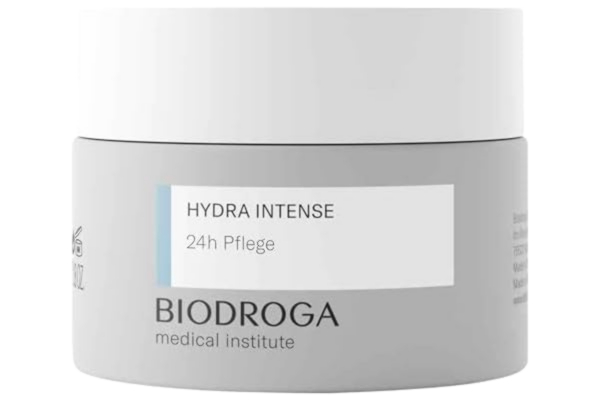 Biodroga  Hydra Intense 24h vård 50 ml – ansiktsvård kräm med Hyaluron Face Moisturizer Moisture Boost