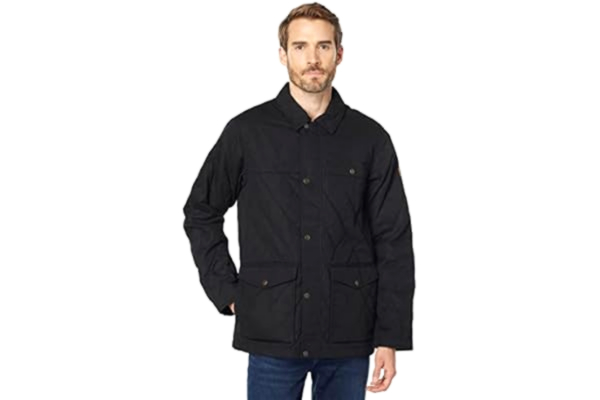 Fjällräven  Mens Övik Wool Padded Jacket  (Sort (BLACK/550) Large)