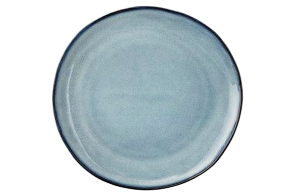 Bloomingville  Tallrik Sandrine, blå, keramik