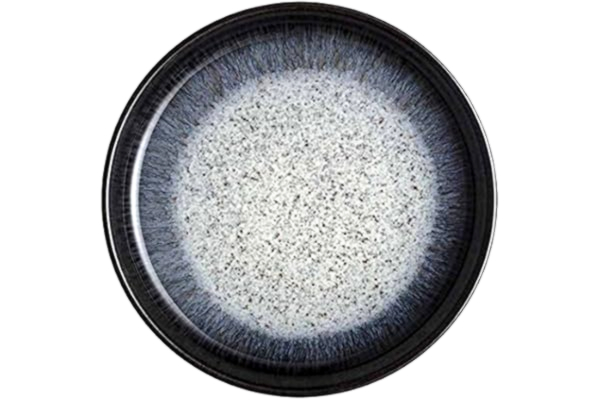 Denby  Halo Alt kupétallrik, keramik, svart, 17 x 17 x 2,5 cm