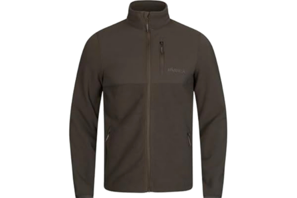 Härkila  Fjell fleecejacka | professionella jaktkläder och utrustning | skandinavisk kvalitet gjord för att hålla | skugga brun/ljus pilgrön, Skugga brun, M
