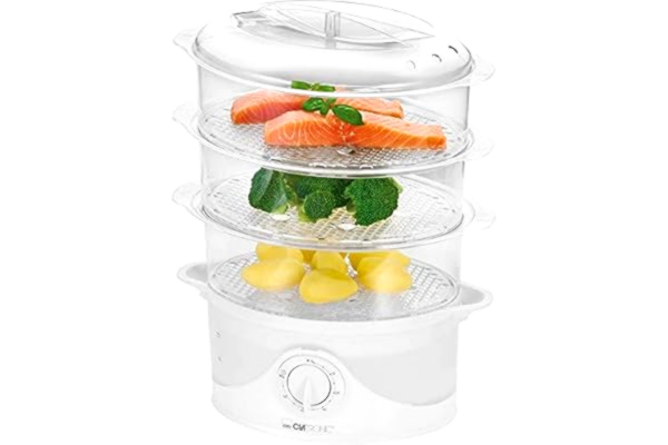 Clatronic  DG 3665, 3 kurv(e), Hvid, Bordplade, Dreje, Front, 1,5 L