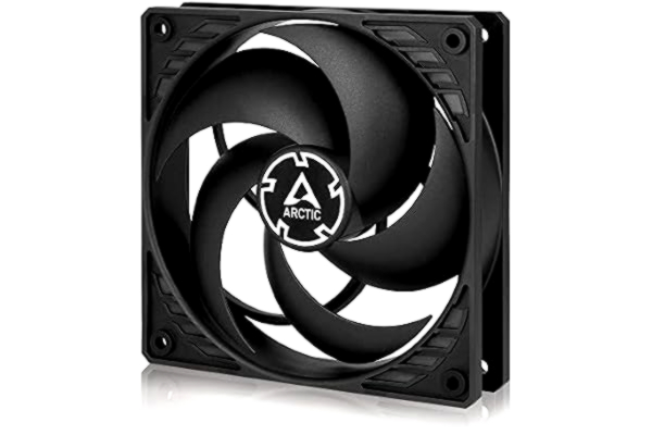 Arctic ARCTIC P12 Silent - 120 mm Case Fläkt, Tryckoptimerad, Mycket tyst motor, Dator, Fläkthastighet: 1050 RPM - Svart