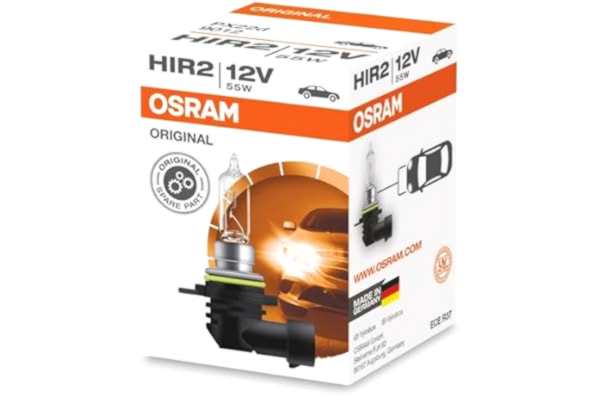 Osram OSRAM 9012 Halogen Glödlampa För Bilstrålkastare, Vit, En Storlek