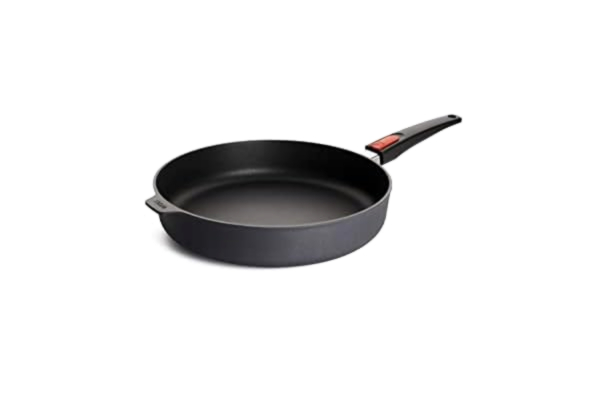 Woll  Diamond Lite högfälgspanna - induktiv -, diameter 32 cm, 7 cm hög, med avtagbart handtag - lämplig för alla typer av spisar, gjuten aluminium, non-stick beläggning, ugnssäker, antracit, 1 st
