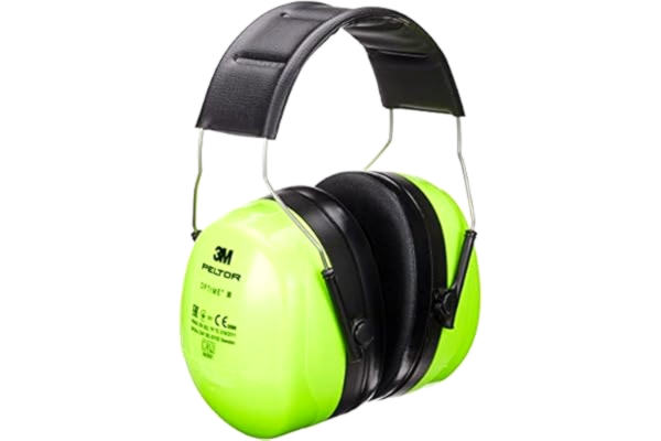 3M Peltor Optime III öronmuffar, pannband, 35 dB, Hi-Viz, H540A-461-GB