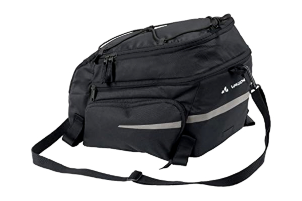 Vaude VAUDE Silkroad Plus Sacoche pour Porte-Bagage pour Le vélo Mixte Adulte, Black, FR Unique (Taille Fabricant : One Size)