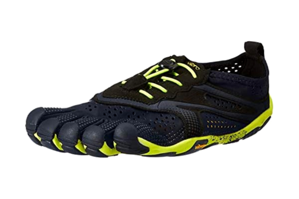 Vibram FiveFingers FiveFingers V-run - Black/yellow - Miehet - 45 - Partioaitta - Paljasjalkakengät