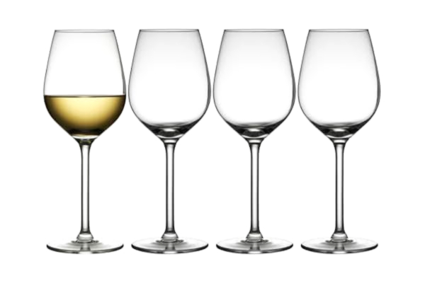 Lyngby Glas  Juvel Vittvinsglas 38 cl 4 st Klar