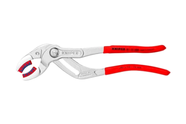 Knipex KNIPEX Vattenlås- och kopplingstång förkromad med ett halkfri plastöverdrag som ger ett säkert grepp 250 mm, 81 13 250